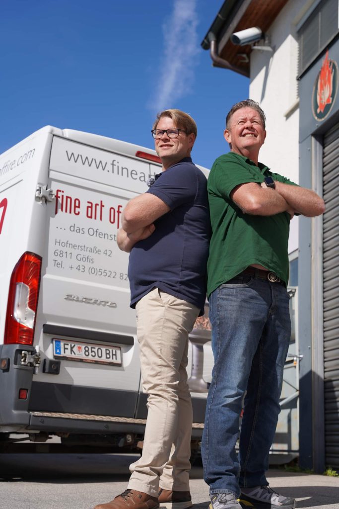 zwei tolle Ansprechpartner für Ihren neuen Ofen